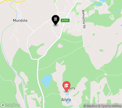 Closest campuses from Knockomie