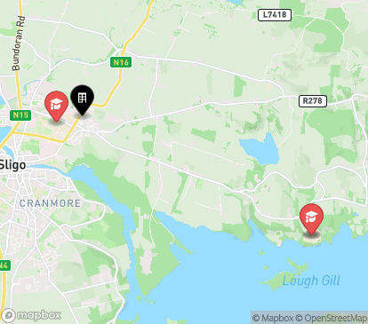 Closest campuses from Yeats Village
