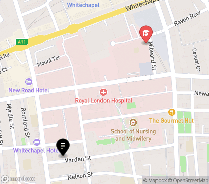 Closest campuses from Varden Street