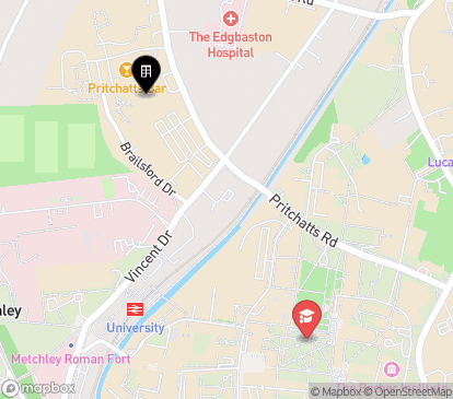 Closest campuses from Pritchatts Road Townhouses