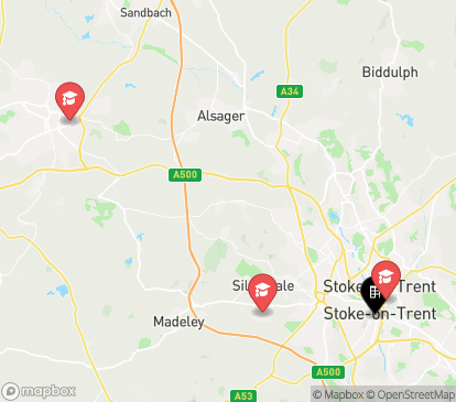 Closest campuses from Aire