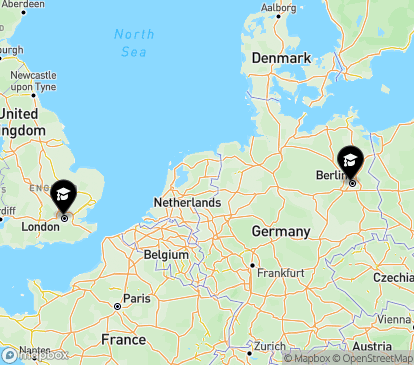 Closest campuses from ESCP Business School