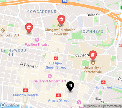 Closest campuses from TSH Glasgow