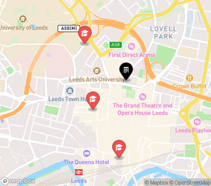 Closest campuses from Live Oasis Merrion Street Gardens
