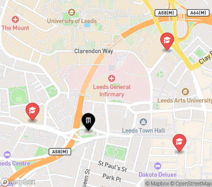 Closest campuses from Q Three Residence