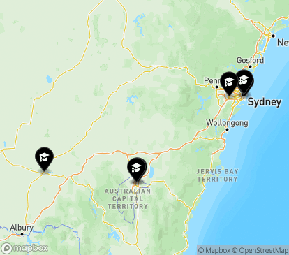 Closest campuses from University of New South Wales Sydney