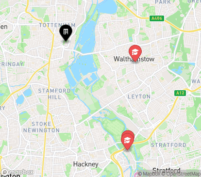 Closest campuses from The Sessile