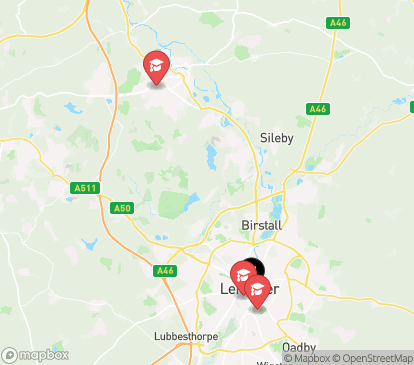 Closest campuses from 10 Albion Street