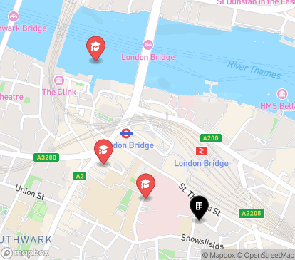 Closest campuses from Chapter London Bridge