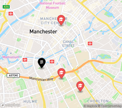 Closest campuses from House of Social