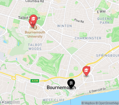 Closest campuses from Rothesay House