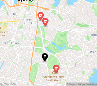 Closest campuses from Scape Kensington