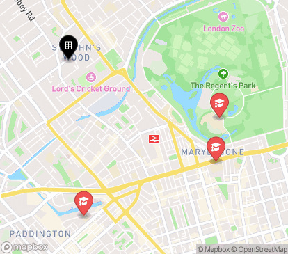 Closest campuses from 1 Circus Lodge