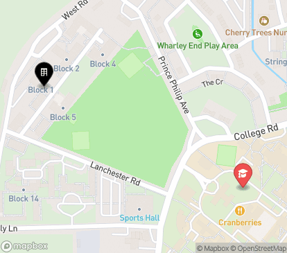 Closest campuses from Baroness Young Hall
