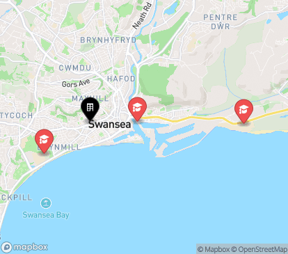 Closest campuses from 124 Walter Road
