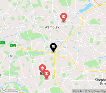 Closest campuses from The Stay Club Hangar Lane
