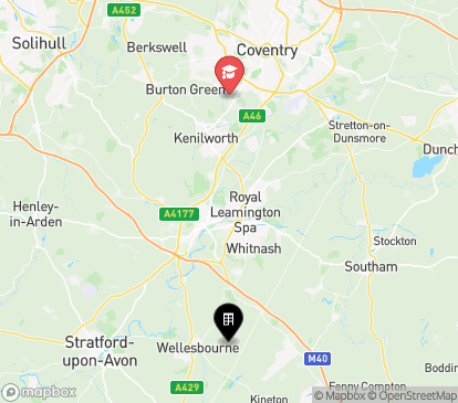 Closest campuses from Feldon Hall