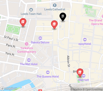 Closest campuses from 113 The Headrow