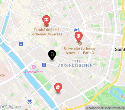 Closest campuses from Françoise d'Eaubonne Residence