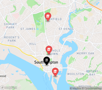 Closest campuses from The Dolphin