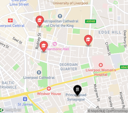 Closest campuses from 32 Princes Road