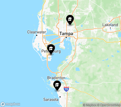 Closest campuses from University of South Florida