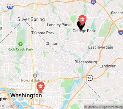 Closest campuses from Terrapin Row