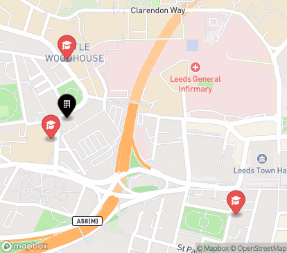 Closest campuses from Woodhouse Plaza