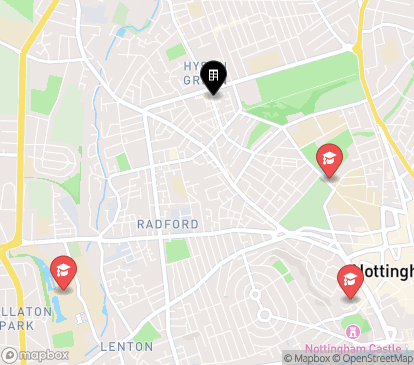 Closest campuses from 87 - 92 Radford Road