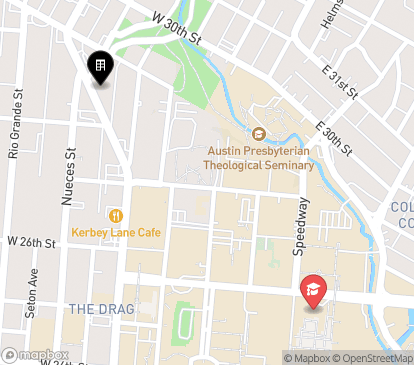 Closest campuses from The Venue on Guadalupe