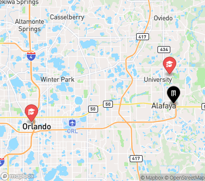 Closest campuses from Hub on Campus Orlando
