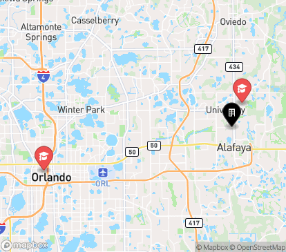 Closest campuses from Campus Crossings on Alafaya