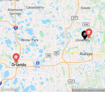 Closest campuses from Crest on University