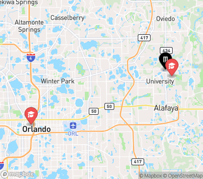 Closest campuses from Knights Circle