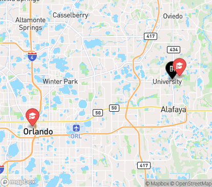 Closest campuses from Plaza on University