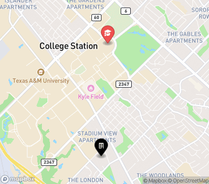 Closest campuses from The Landing College Station