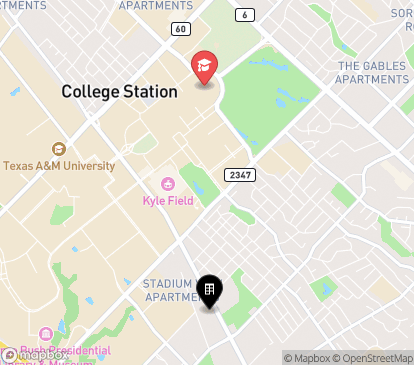 Closest campuses from U Club Townhomes on Marion Pugh