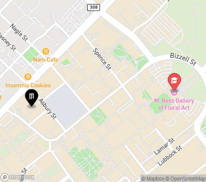 Closest campuses from Neeley Hall