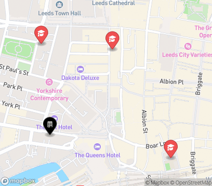 Closest campuses from Churchill House Residence