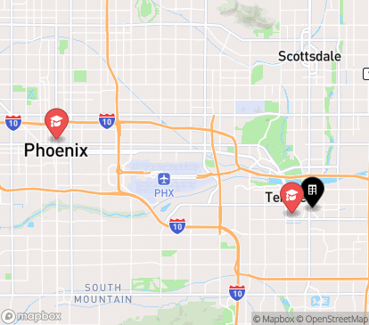 Closest campuses from Nine20 Tempe
