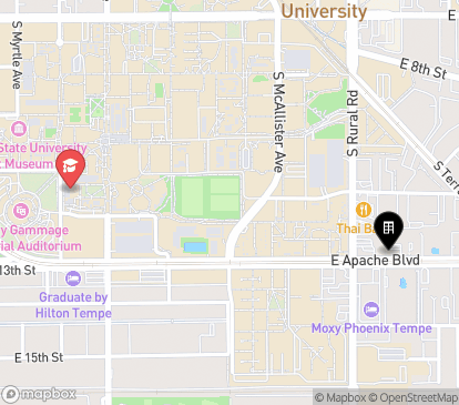 Closest campuses from 922 Place