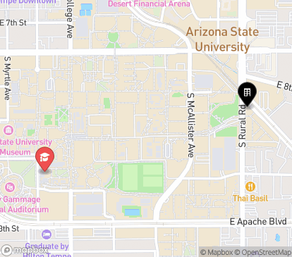 Closest campuses from Greek Leadership Village