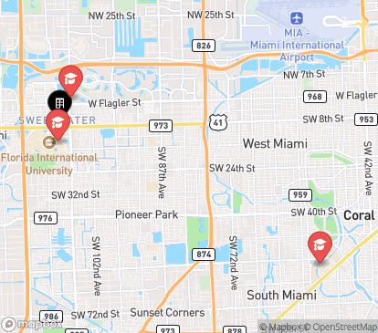Closest campuses from 109 Tower