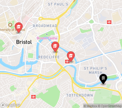 Closest campuses from Paintworks North (Harding Wharf)