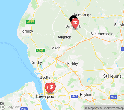 Closest campuses from Moor Street Studios