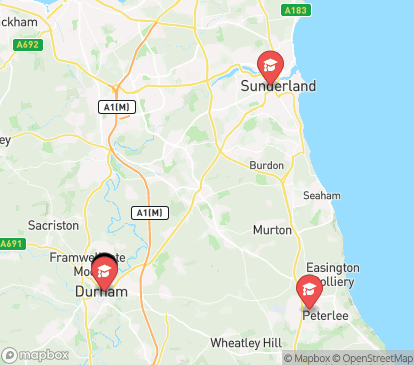 Closest campuses from The Printworks