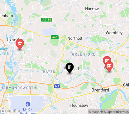 Closest campuses from The Green